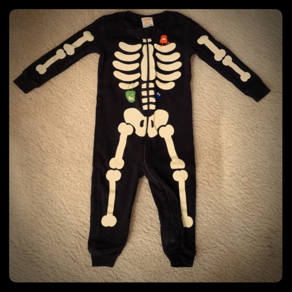 Gymboree Skeleton Pajamas